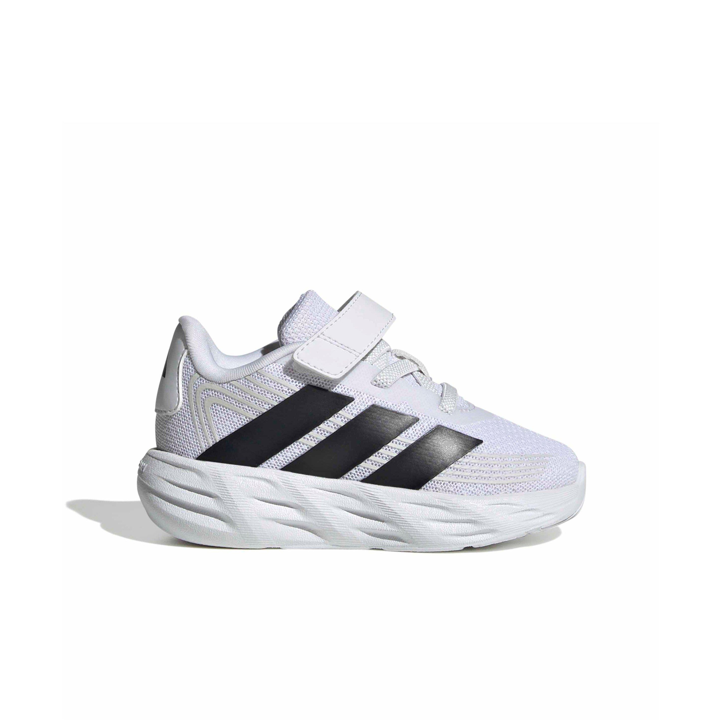 adidas Galaxy 8 "Ftwr White/Core Black/Dash Grey" Infant Boys' Running Shoe - WHITE/BLACK/GREY